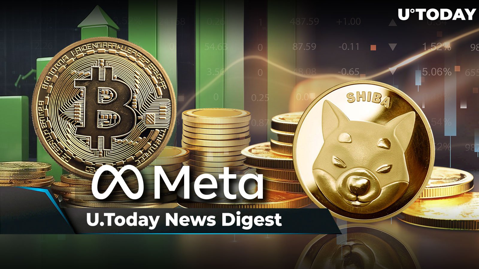 Bitcoin Overtakes Meta by Market Cap, Shiba Inu Becomes 10th Largest Crypto, New XRP Listings on Major Crypto Exchange's Horizon – U.Today's Crypto News Digest