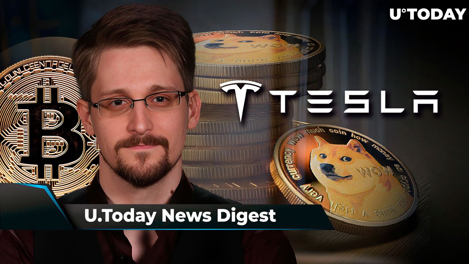 Edward Snowden Issues Crucial Warning About Bitcoin, Tesla Officially Adds DOGE as Payment Option, But There's a Problem: SHIB Could Be on the Verge of a Breakthrough: U.Today's Crypto News Digest