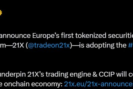 21X and partner Chainlink will launch the first regulated tokenized market in Europe