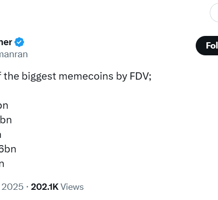 CNBC Crypto Trader calls XRP the largest Meme coin with $ 320 billion FDV